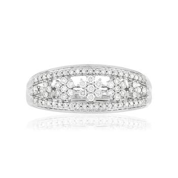 Bague MATY Or 750 blanc Diamants