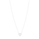 Collier MATY Or 750 blanc Diamants 45 cm - vue 1