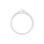 Bague MATY Or 375 blanc Diamant - vue 2