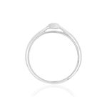 Bague MATY Or 375 blanc Diamant - vue 2