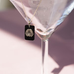 Pendentif MATY CANCER Or 375 jaune Onyx noir - vue D3