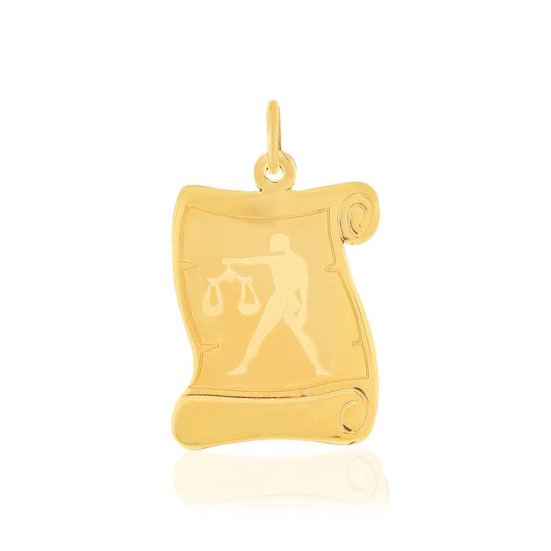 Pendentif MATY BALANCE Or jaune 375 - vue 1