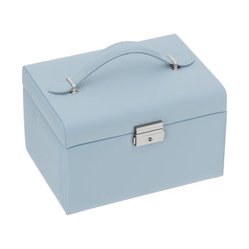 Coffret bijoux bleu clair