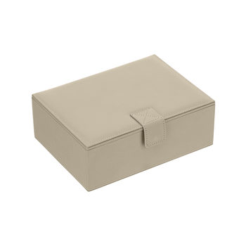 Coffret bijoux beige