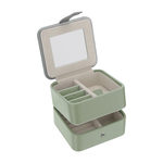 Coffret bijoux vert amande - vue 1