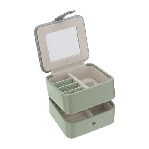 Coffret bijoux vert amande
