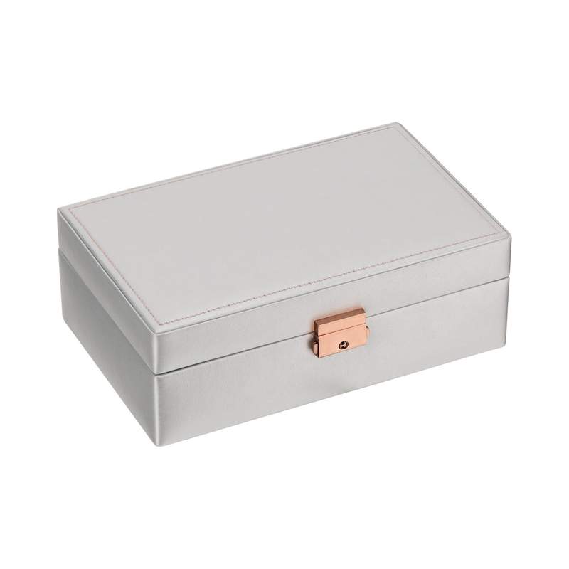Coffret bijoux gris métallisé - vue 2