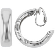 Clips d'oreilles rhodiés