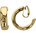 Boucles d'oreilles clip dorées - vue 1