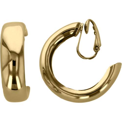 Boucles d'oreilles clip dorées