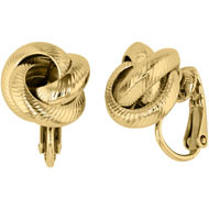 Clips d'oreilles dorés