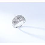 Bague argent 925 zirconias - vue 3