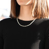 Collier or 375 perles de culture de chine 42 cm - vue Vporté 1