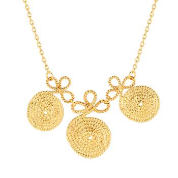 Gouden halsketting 45 cm