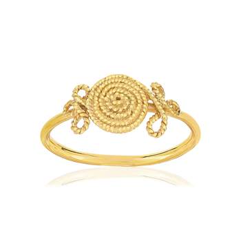 Bague dorée