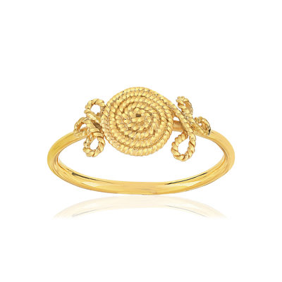 Bague dorée - vue 1