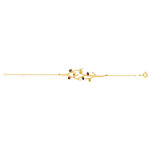 Bracelet or jaune 375 p. fines 18 cm - vue 1