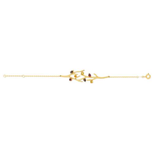Bracelet or jaune 375 p. fines 18 cm