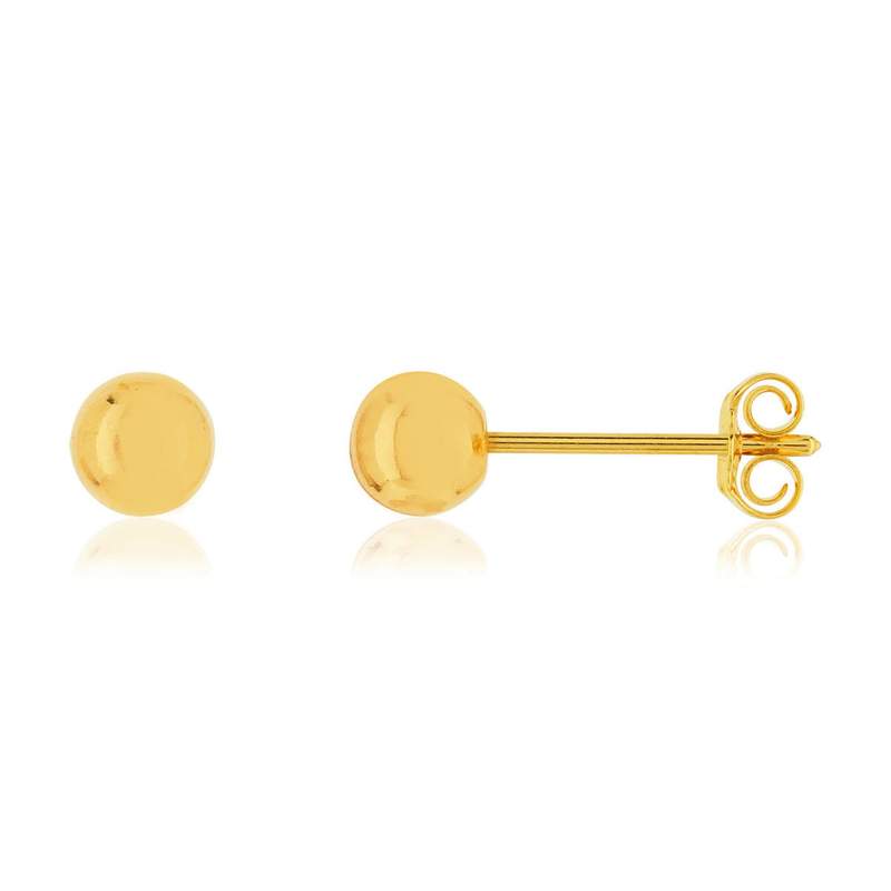 Boucles d'oreilles plaqué or - vue 1