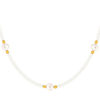 Collier or jaune 375 perles de culture de chine 42 cm - vue V1