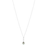 Collier argent 925 perle de culture de Tahiti 45 cm - vue 2