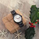 MATY black steel watch - view D3