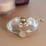 Pendentif plaqué or mat constellation zodiaque verseau zirconias - vue D3