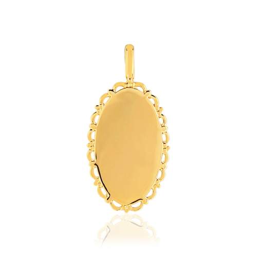 Pendentif plaqué or