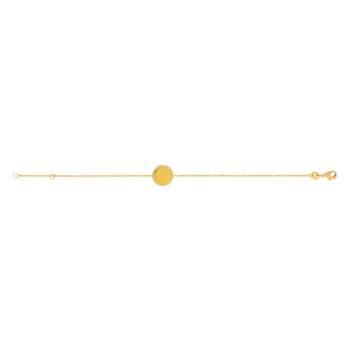 18 cm vergulde armband