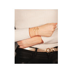 Bracelet plaqué or 18 cm - vue porté 1