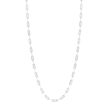 925 silver chain, forçat link, 45 cm long