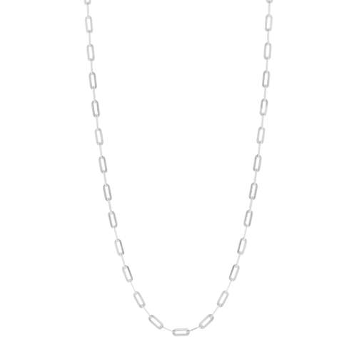 Chaîne argent 925 maille forçat allongée 50 cm