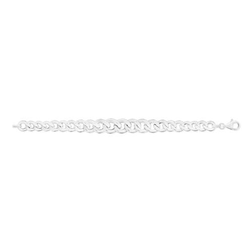 Bracelet argent 925 maille gourmette 19 cm