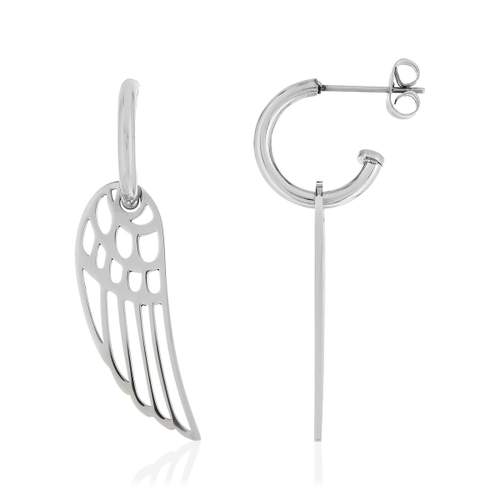 Steel earrings