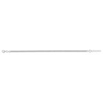 Bracelet argent 925 maille plate 19 cm - vue 2