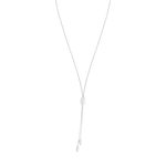 Collier argent 925 olive maille oméga 45 cm - vue 2