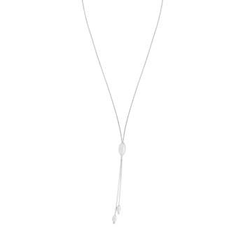 Collier argent 925 olive maille oméga 45 cm
