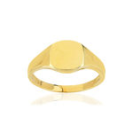 Chevalière or 375 jaune - vue 1