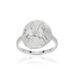Baque argent 925 cheval ailé - vue 1