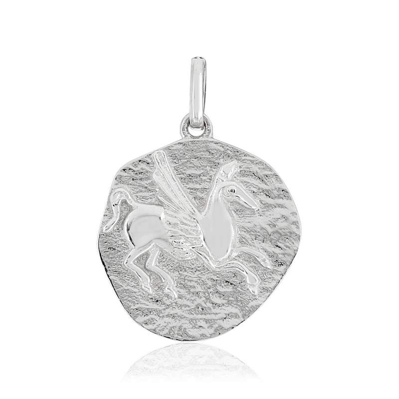 Médaille argent 925 monnaie grecque - vue 1