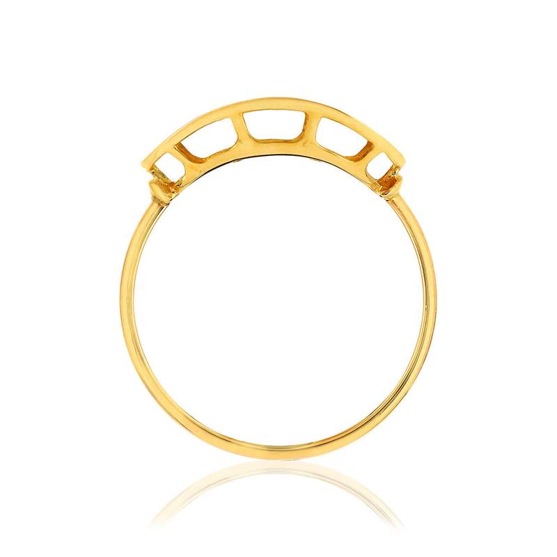 Bague or jaune 375 - vue 2
