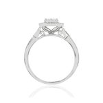 750 diamanten witgouden ring - bekijk 2