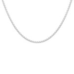 Chaîne acier maille jaseron 60 cm - vue 1