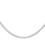 Chaîne acier maille jaseron 50 cm - vue 1