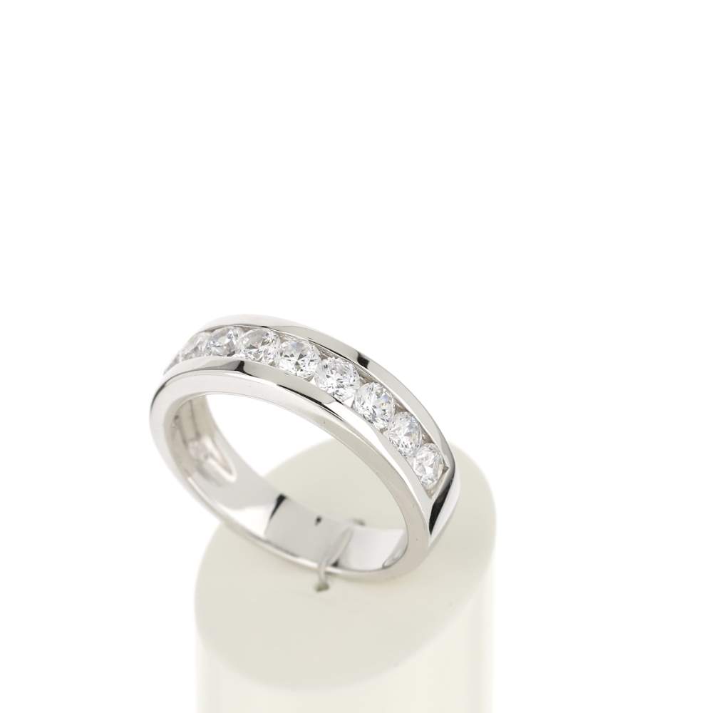 Bague argent 925 zirconias - vue 3