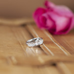 Bague argent 925 zirconias - vue D3