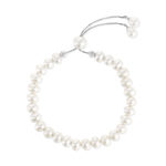 Bracelet argent perles de culture de Chine 20 cm - vue 1