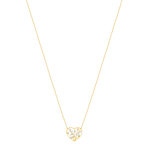 Collier or 375 2 tons coeur 42 cm - vue 2