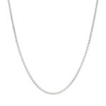 Chaîne acier maille jaseron 60 cm - vue 1