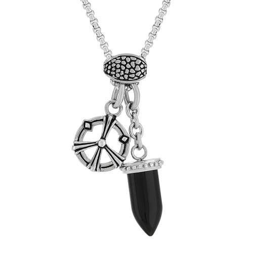 Collier acier 62 cm